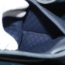 GUCCI Bamboo Backpack Leather Navy Gold 003 2058 0016 Auth 152368-26