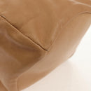 CHANEL Purse Hand Bag Lamb Skin Beige CC Auth 152370A-9