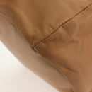 CHANEL Purse Hand Bag Lamb Skin Beige CC Auth 152370A-14