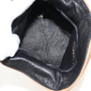 CHANEL Purse Hand Bag Lamb Skin Beige CC Auth 152370A-10