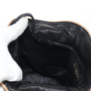 CHANEL Purse Hand Bag Lamb Skin Beige CC Auth 152370V-19