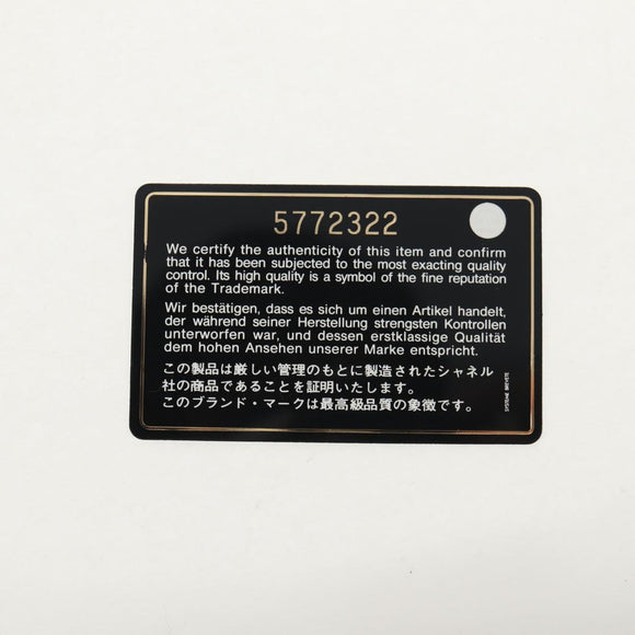 CHANEL Purse Hand Bag Lamb Skin Beige CC Auth 152370A