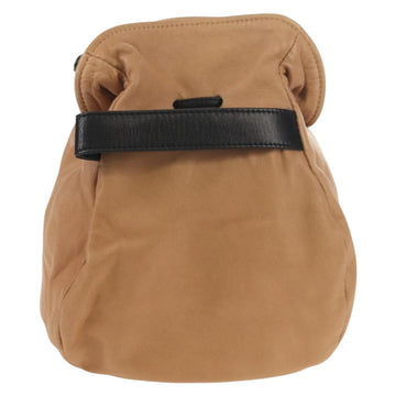 CHANEL Purse Hand Bag Lamb Skin Beige CC Auth 152370A - 0