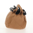 CHANEL Purse Hand Bag Lamb Skin Beige CC Auth 152370V-5