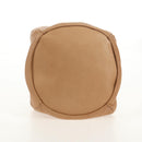 CHANEL Purse Hand Bag Lamb Skin Beige CC Auth 152370A-8