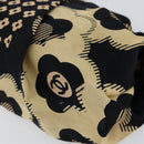 CHANEL Clutch Bag Silk Navy CC Auth 152371-16