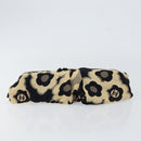 CHANEL Clutch Bag Silk Navy CC Auth 152371-6