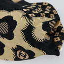 CHANEL Clutch Bag Silk Navy CC Auth 152371-14