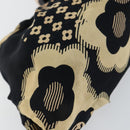 CHANEL Clutch Bag Silk Navy CC Auth 152371-15