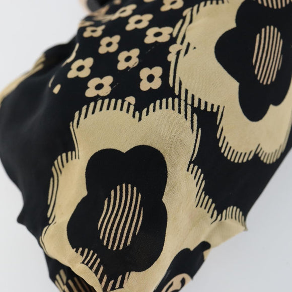 CHANEL Clutch Bag Silk Navy CC Auth 152371