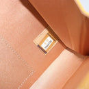 CHANEL Choco Bar Shoulder Bag Enamel Yellow CC Auth 152372-12