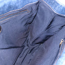 CHANEL Hand Bag Denim Blue Gold CC Auth 152373-20