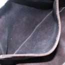 CHANEL Matelasse Chain Shoulder Bag Lamb Skin Brown Gold CC Auth 152374-22