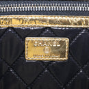 CHANEL Clutch Bag Leather Gold CC Auth 152375SM-17