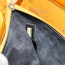 CHANEL Tote Bag Enamel Yellow Gold CC Auth 152376-12