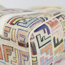 FENDI Zucca Canvas Hand Bag PVC Multicolor Gold Auth 152378V-15