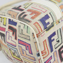 FENDI Zucca Canvas Hand Bag PVC Multicolor Gold Auth 152378V-16