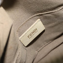 FENDI Zucca Canvas Hand Bag PVC Multicolor Gold Auth 152378V-20