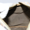 FENDI Zucca Canvas Hand Bag PVC Multicolor Gold Auth 152378V-22