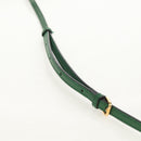 FENDI Micro Peek A Boo Hand Bag Leather Gold Green Auth 152379V-9