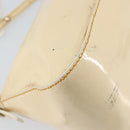 FENDI Mamma Baguette Shoulder Bag Enamel Beige Auth 152380-16