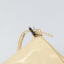 FENDI Mamma Baguette Shoulder Bag Enamel Beige Auth 152380-17