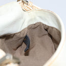 FENDI Mamma Baguette Shoulder Bag Enamel Beige Auth 152380-21