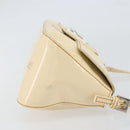 FENDI Mamma Baguette Shoulder Bag Enamel Beige Auth 152380-3