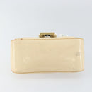 FENDI Mamma Baguette Shoulder Bag Enamel Beige Auth 152380-5