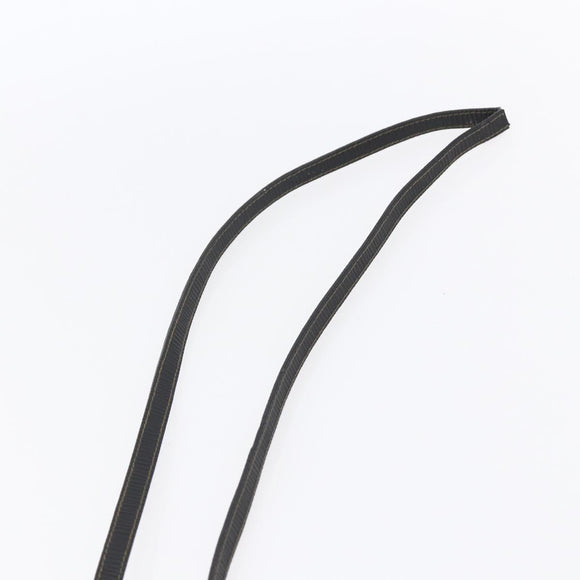 FENDI Zucca Canvas Mamma Baguette Shoulder Bag Black Brown Auth 152381V