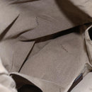 FENDI Zucchino Canvas Shoulder Bag Beige Gold Auth 152382-21