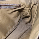 FENDI Zucca Canvas Shoulder Bag Black Brown Auth 152383-19