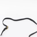 MCM Vicetos Logogram Hand Bag PVC 2way Black Gold Auth 152389-14