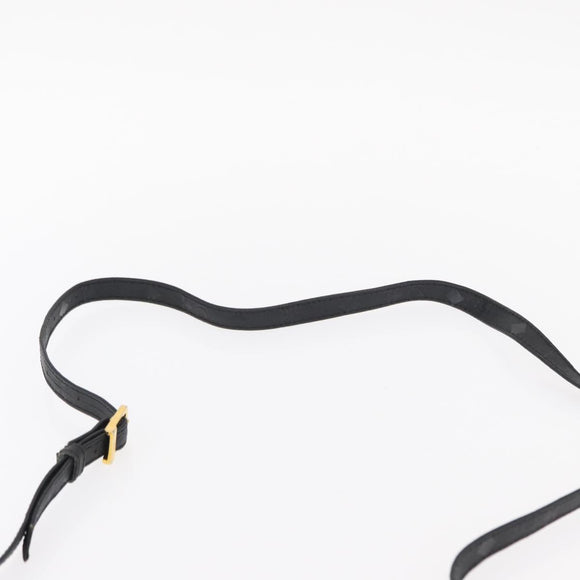 MCM Vicetos Logogram Hand Bag PVC 2way Black Gold Auth 152389