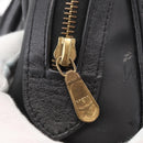 MCM Vicetos Logogram Hand Bag PVC 2way Black Gold Auth 152389-18