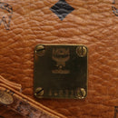 MCM Vicetos Logogram Hand Bag PVC 2way Brown Gold Auth 152390-12