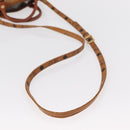 MCM Vicetos Logogram Hand Bag PVC 2way Brown Gold Auth 152390-8