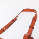 LOEWE Anagram Hammock Small Shoulder Bag Leather Orange Gold Auth 152394-8