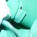 CELINE Cabas Phantom Tote Bag Leather Green Silver Auth 152395-21