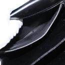 CELINE Shoulder Bag Leather Black Gold Auth 152396-24