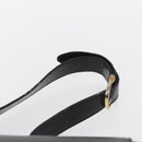 CELINE Shoulder Bag Leather Black Gold Auth 152396-8