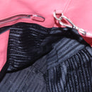 PRADA Tote Bag Leather 2way Pink Silver Auth 152397-21