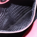 PRADA Tote Bag Leather 2way Pink Silver Auth 152397-25