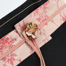 PRADA Hand Bag Nylon Black Silver Auth 152399-17