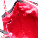 PRADA Hand Bag Nylon Black Silver Auth 152399-19