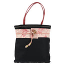 PRADA Hand Bag Nylon Black Silver Auth 152399-13