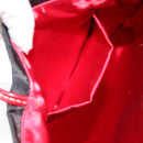 PRADA Hand Bag Nylon Black Silver Auth 152399-21