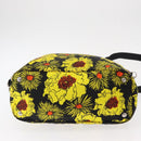 PRADA Tote Bag Nylon 2way Yellow Silver Auth 152402-5