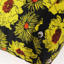 PRADA Tote Bag Nylon 2way Yellow Silver Auth 152402-18