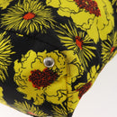 PRADA Tote Bag Nylon 2way Yellow Silver Auth 152402-19